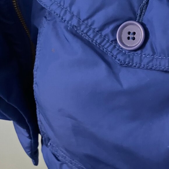 Liz Claiborne Women Blue Puff Vest Small Zippered Buttons - Picture 13 of 13